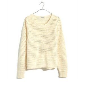 Madewell Open-Stitch Austen Pullover Sweater